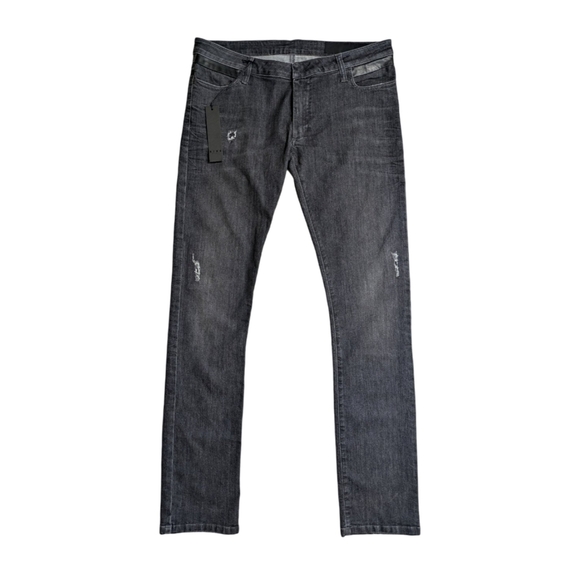Stylish Charcoal Skinny Jeans for Men - Picture 2 of 13